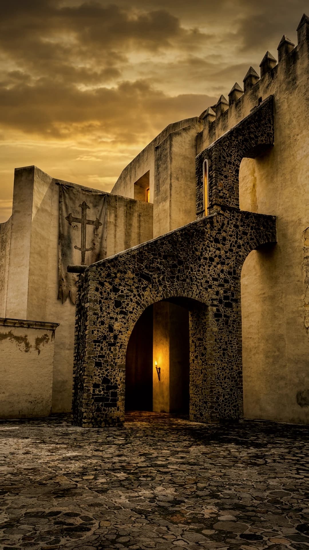 Arco medieval de piedra