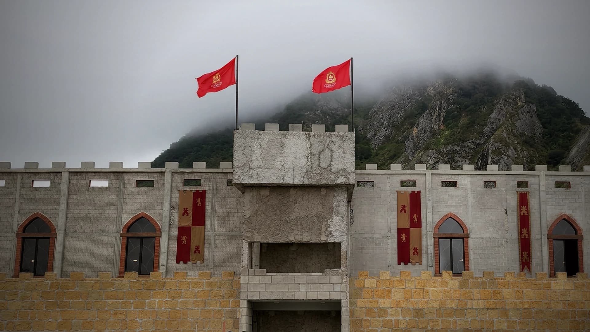 Castillo exterior majestuoso