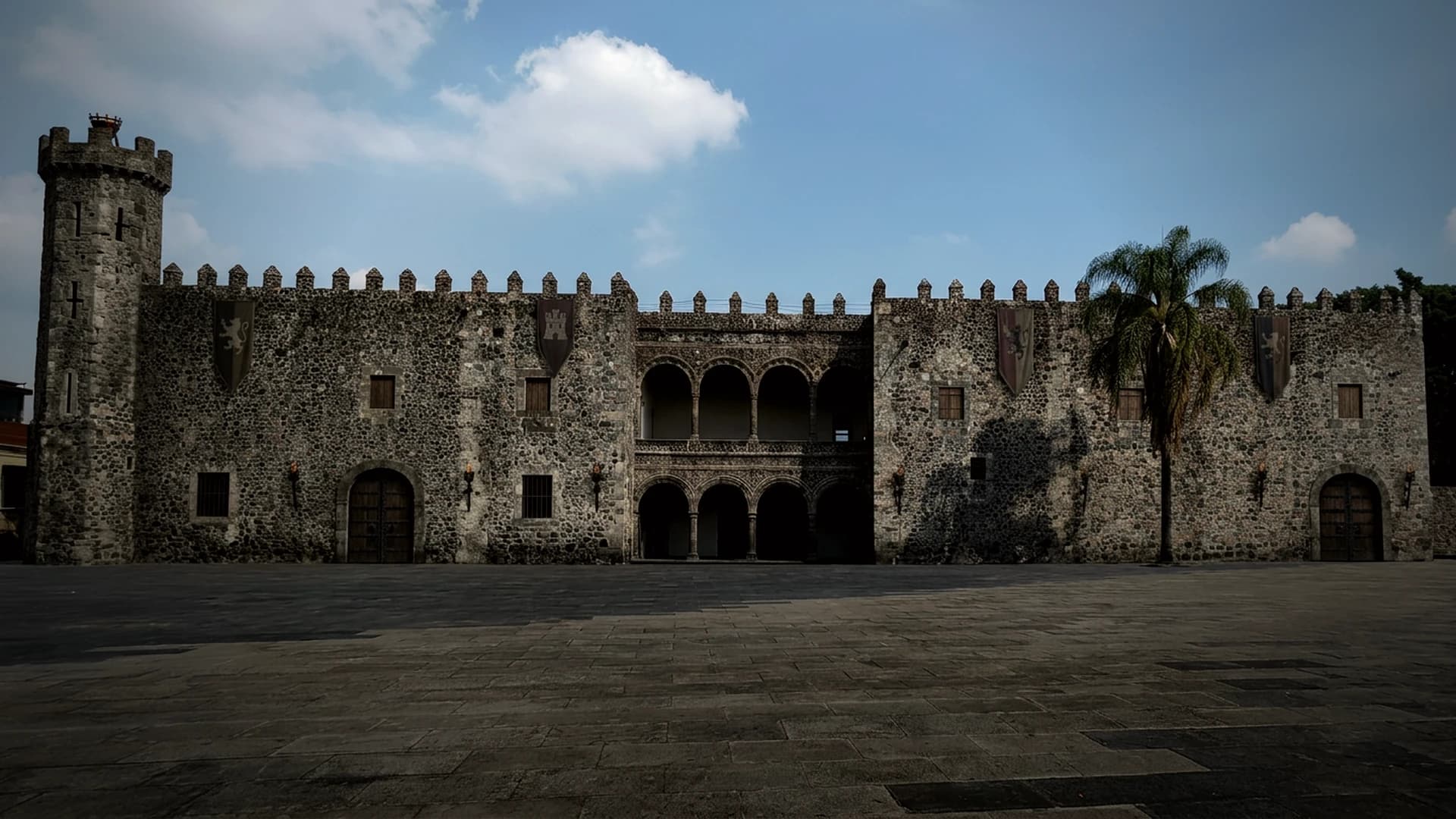 Interior de palacio medieval